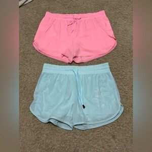 2 pairs Zyia Active Flow shorts, both XL, in excellent condition.